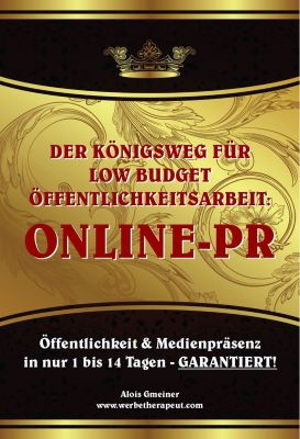 Königsweg Im Buch "Der Königsweg für Low Budget Öffentlichkeitsarbeit: Online PR" wird geschildert, wie es auch kleinere Unternehmen oder sogar Einzelkämpfer schaffen können, mit der richtigen Taktik in die Presse oder sogar ins Fernsehen zu kommen. (Foto: djd)